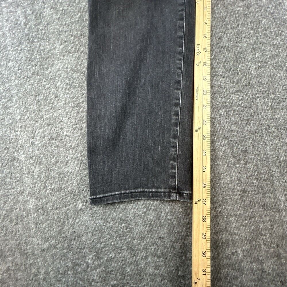 NYDJ Alina Legging Jeans Womens Size 14 34x27 Black Stretch Lift Tuck Mid-Rise - Picture 9 of 11